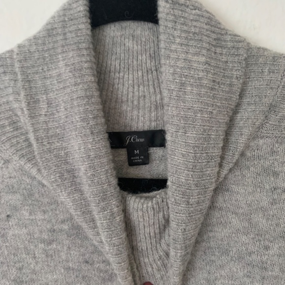 J.Crew Gray Super Soft Wool Turtleneck Sweater Dress Size Medium - Picture 4 of 4